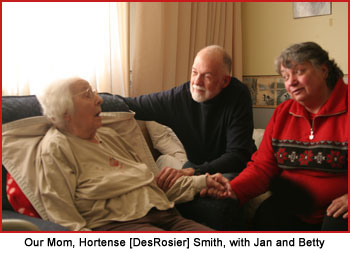 Mom with Jan and Betty