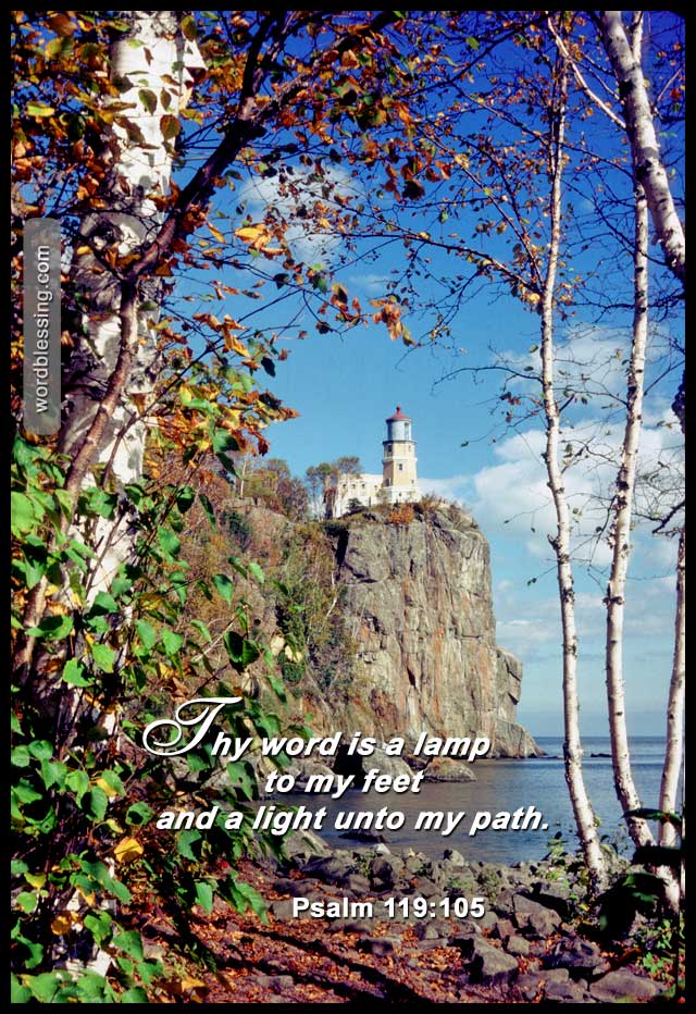 God's Word is a lamp to my feet and a light to my path  | Word Blessings |
